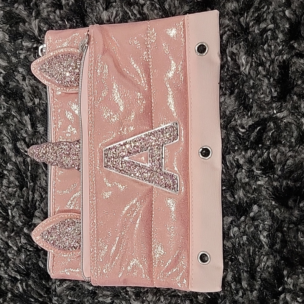 Justice pencil case never used letter A - Picture 1 of 5